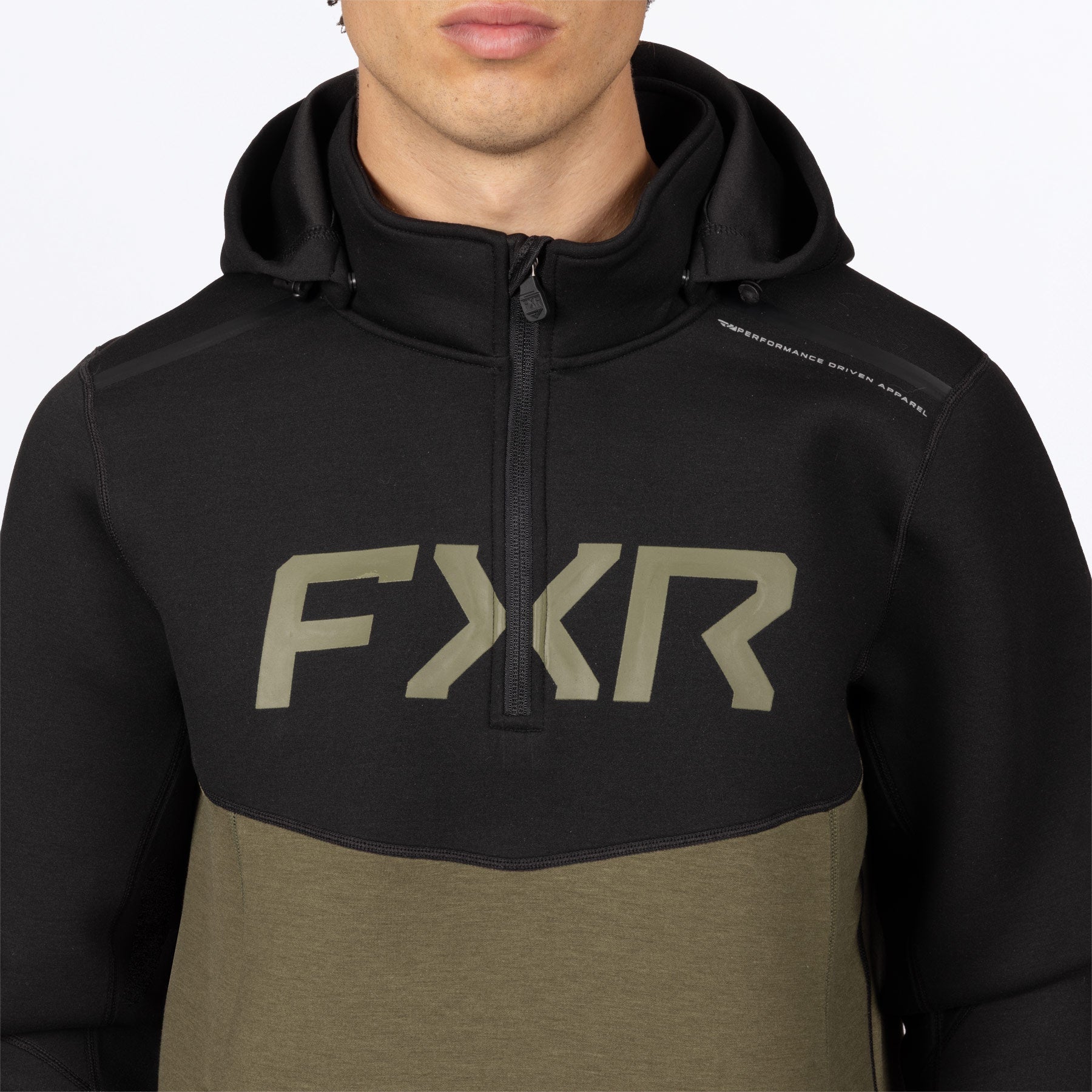 Coton ouaté à capuchon Altitude Tech à fermeture éclair 1/4 pour homme
