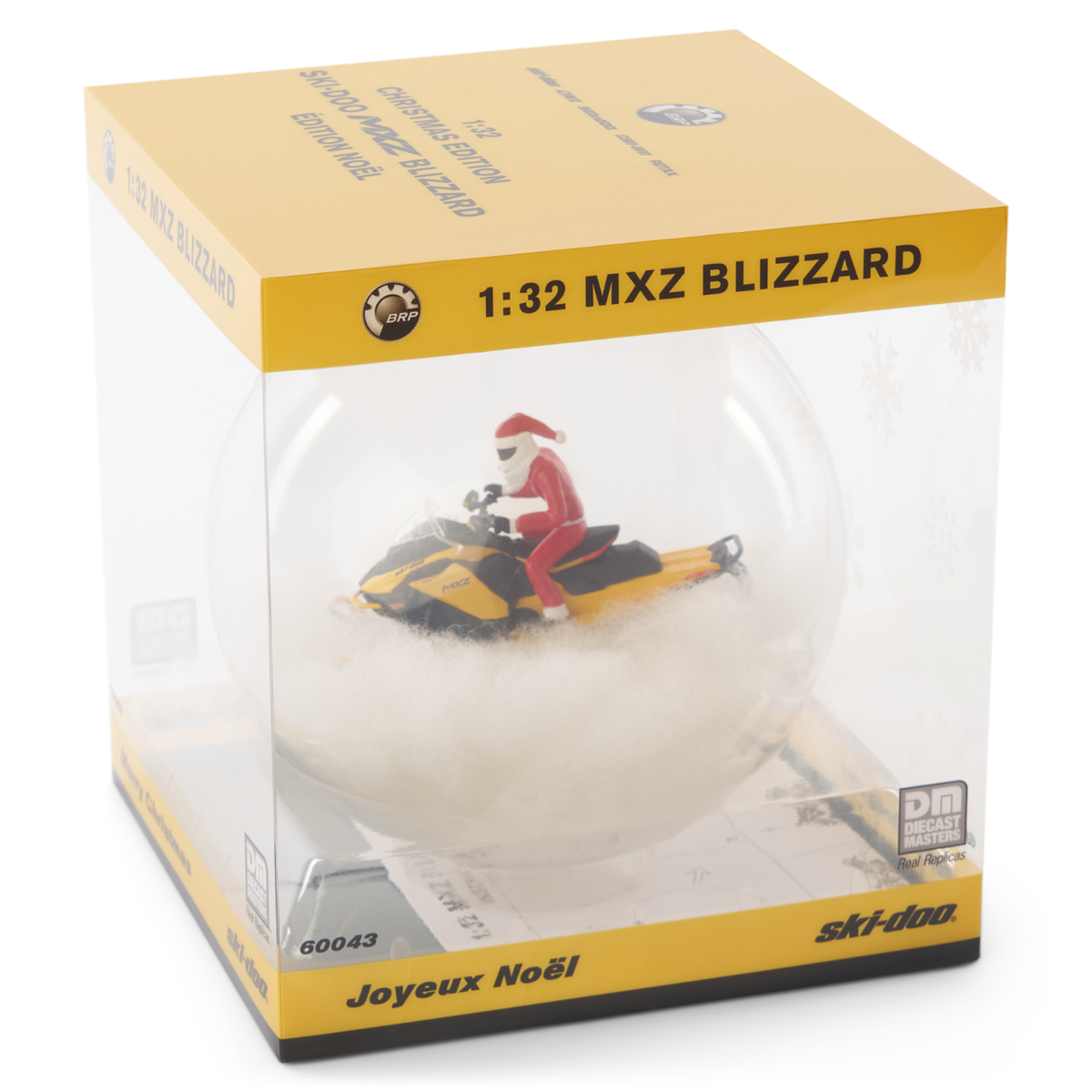 Ski-Doo 1:32 Scale Christmas Edition MXZ Blizzard Snowmobile