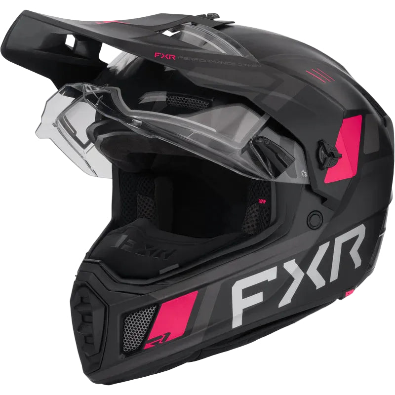 FXR Clutch X E Shield - Snowmobile Helmet