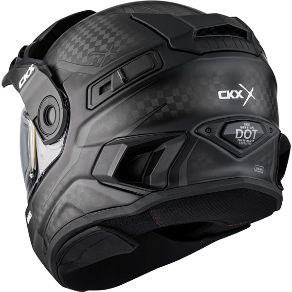 Casque CKX Mission en Carbone Visière Électrique