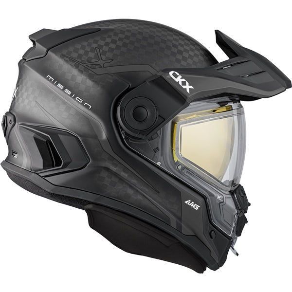 Casque CKX Mission en Carbone Visière Électrique