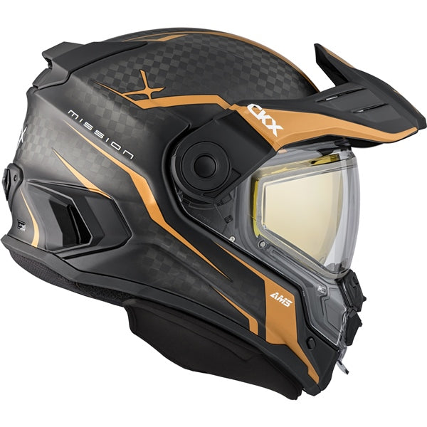 Casque CKX Mission en Carbone Visière Électrique