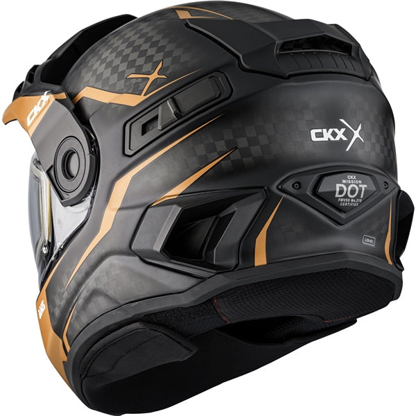 Casque CKX Mission en Carbone Visière Électrique