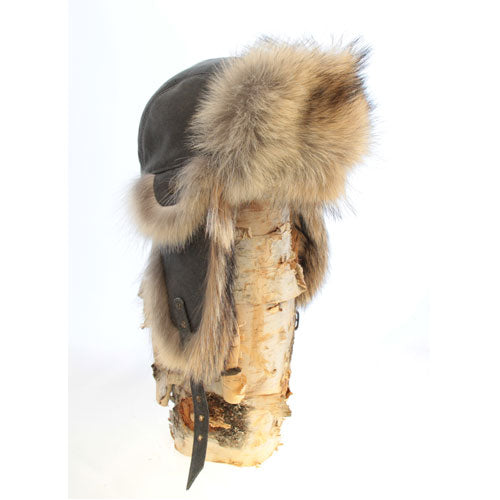 Fourrures Grenier Aviateur - Coyote Fur Hat