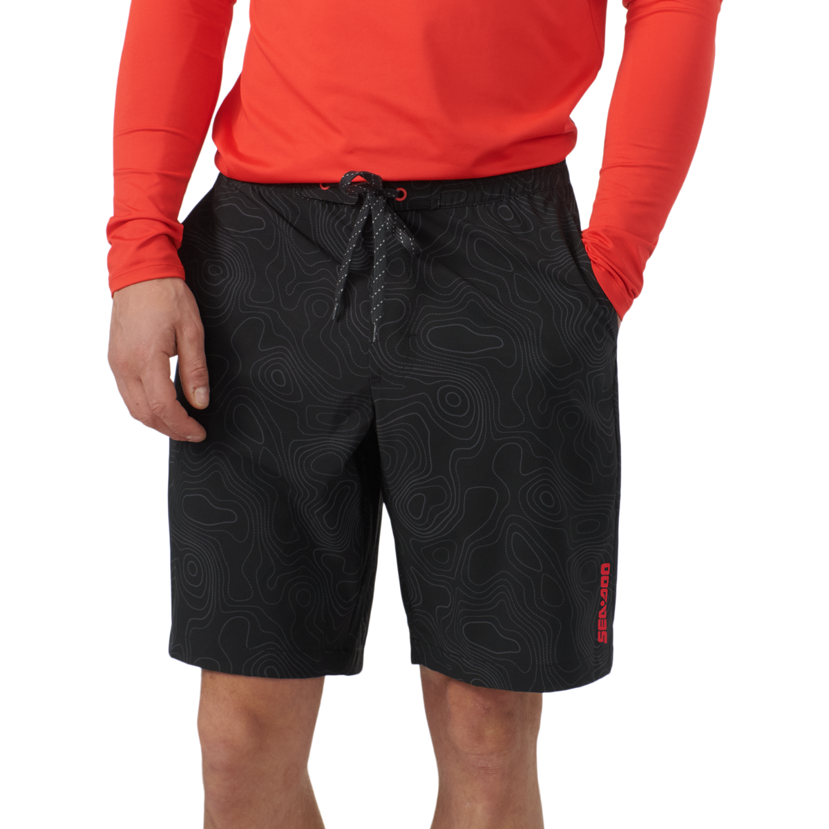 Short de plage classique 20 po pour homme