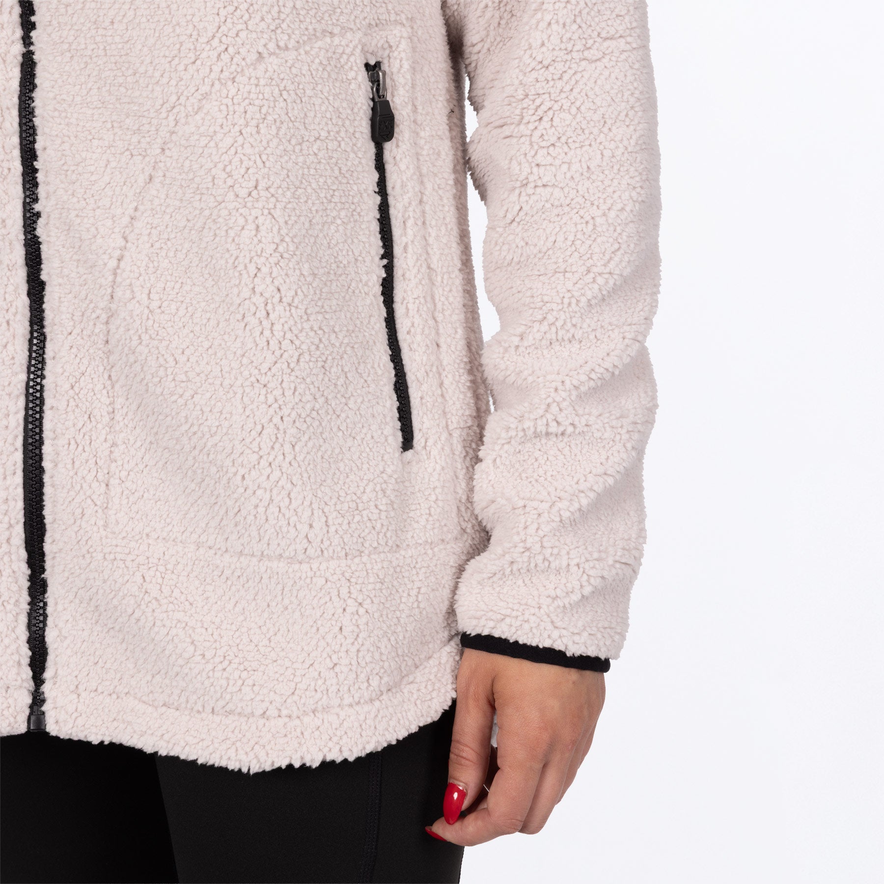 Manteau en Sherpa Sapphire pour femme