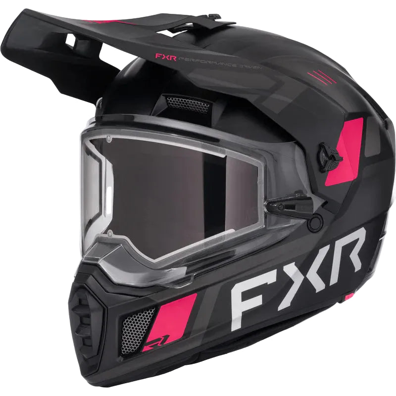FXR Clutch X E Shield - Snowmobile Helmet