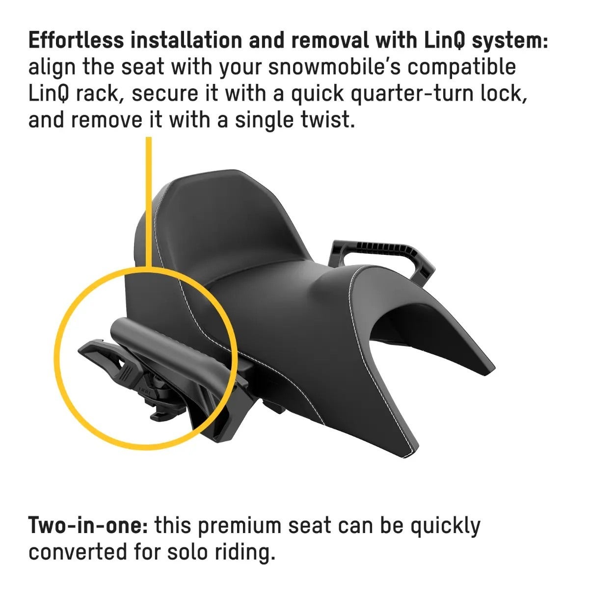 Ski-Doo Trail LinQ Passenger Seat
