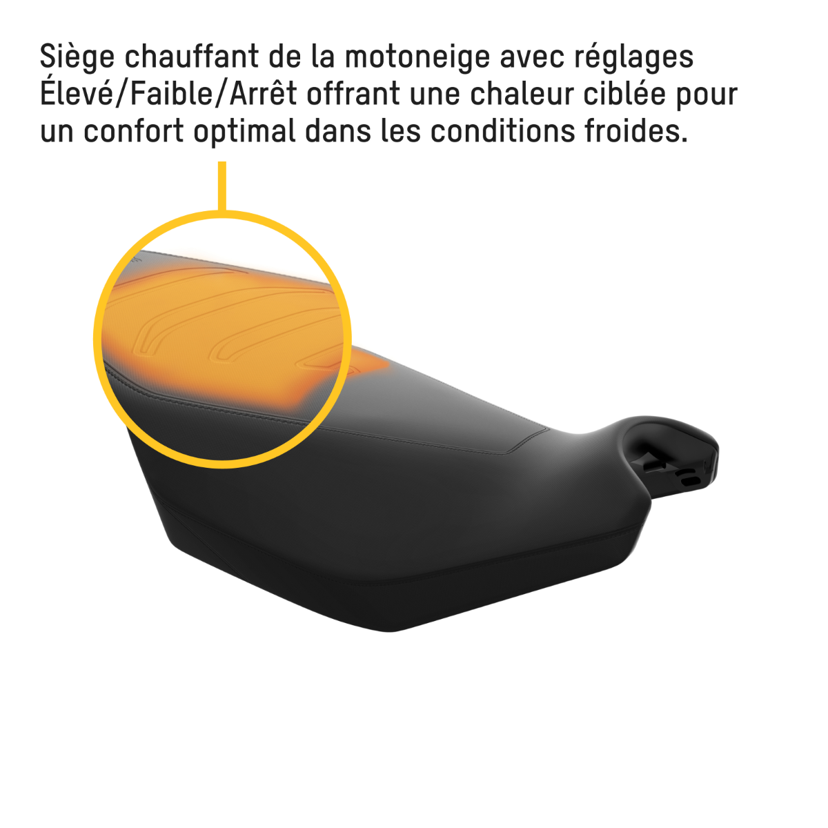 Ski-Doo Trail Wide Heated Seat