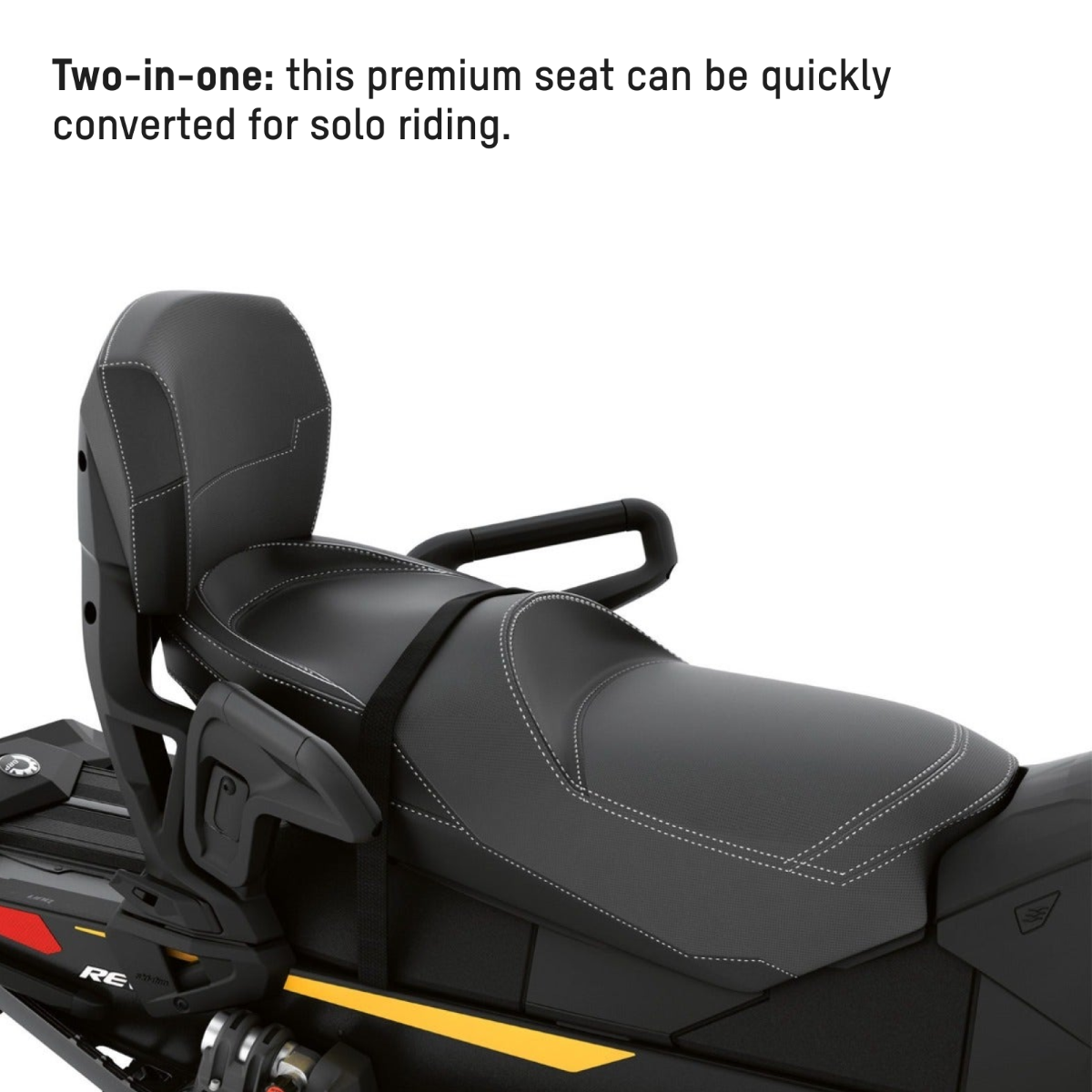 Ski-Doo Trail LinQ 1 + 1 Seat with Backrest