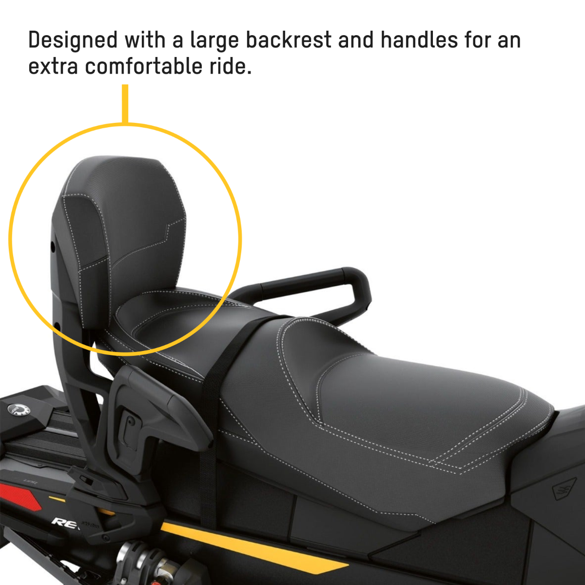 Ski-Doo Trail LinQ 1 + 1 Seat with Backrest