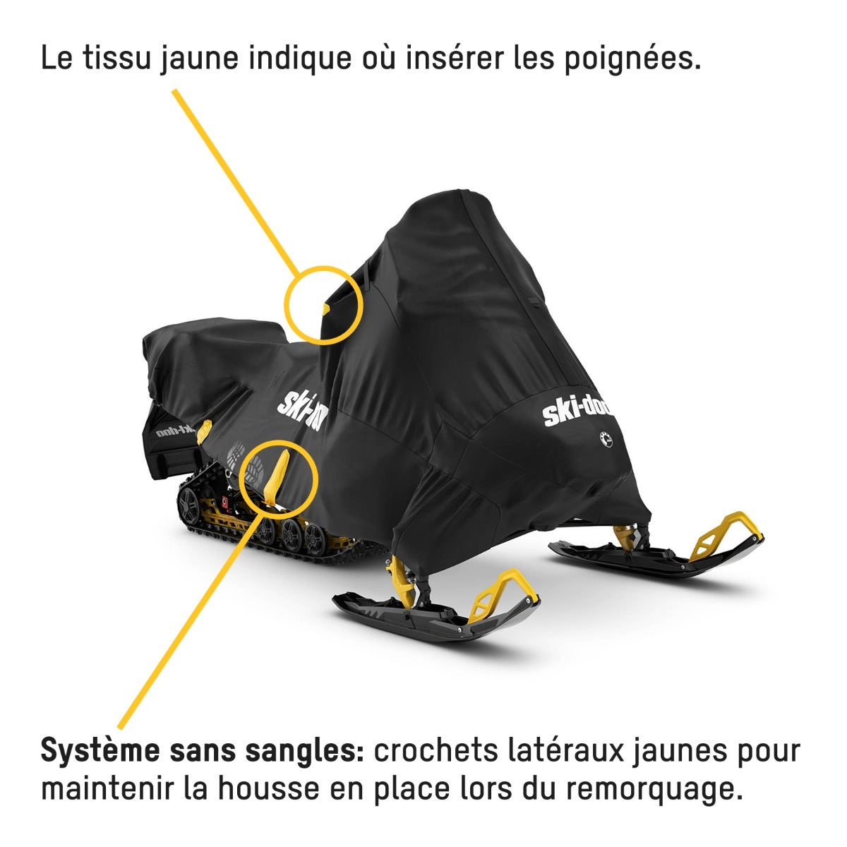 Ski-Doo Système d'embarquement avec housse pour motoneige (ROC) REV Gen5 Grand Touring LE et Luxury