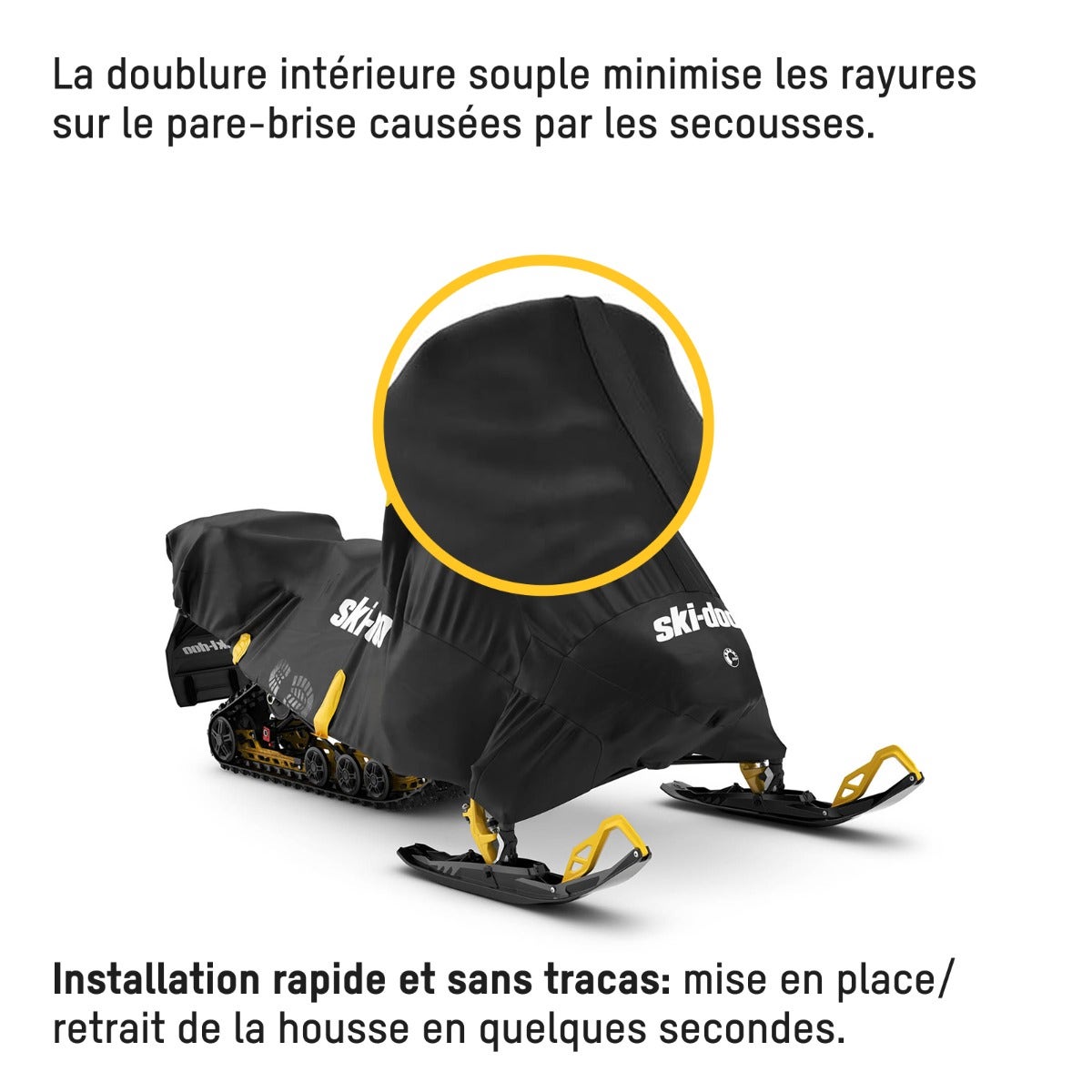 Ski-Doo Système d'embarquement avec housse pour motoneige (ROC) REV Gen5 Grand Touring LE et Luxury