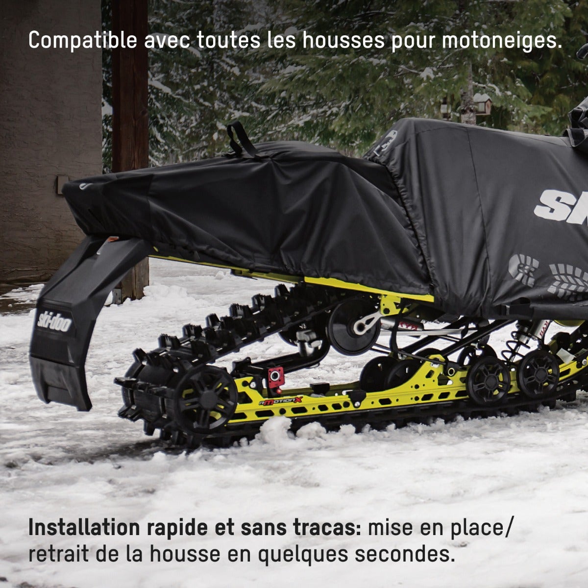 Housse motomeige pour tunnel Ski-Doo