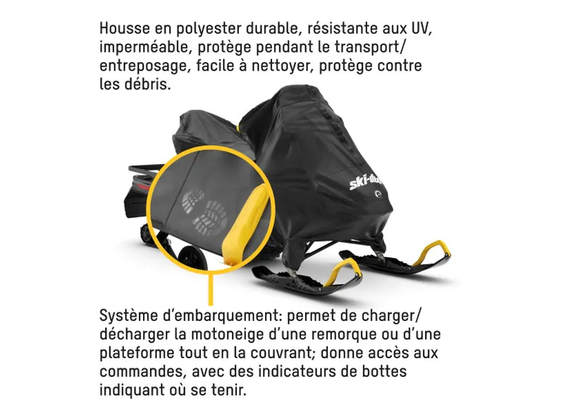 Système de housse Ride-on-cover (ROC) avec Rap-Clip Ski-Doo