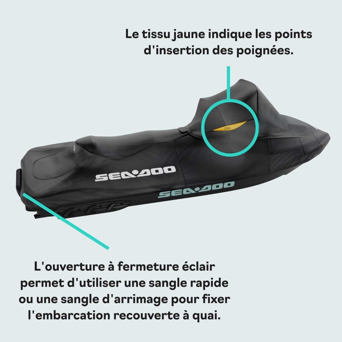 Cover - RXT, RXT-X, GTX and Wake Pro models with Touring Windshield