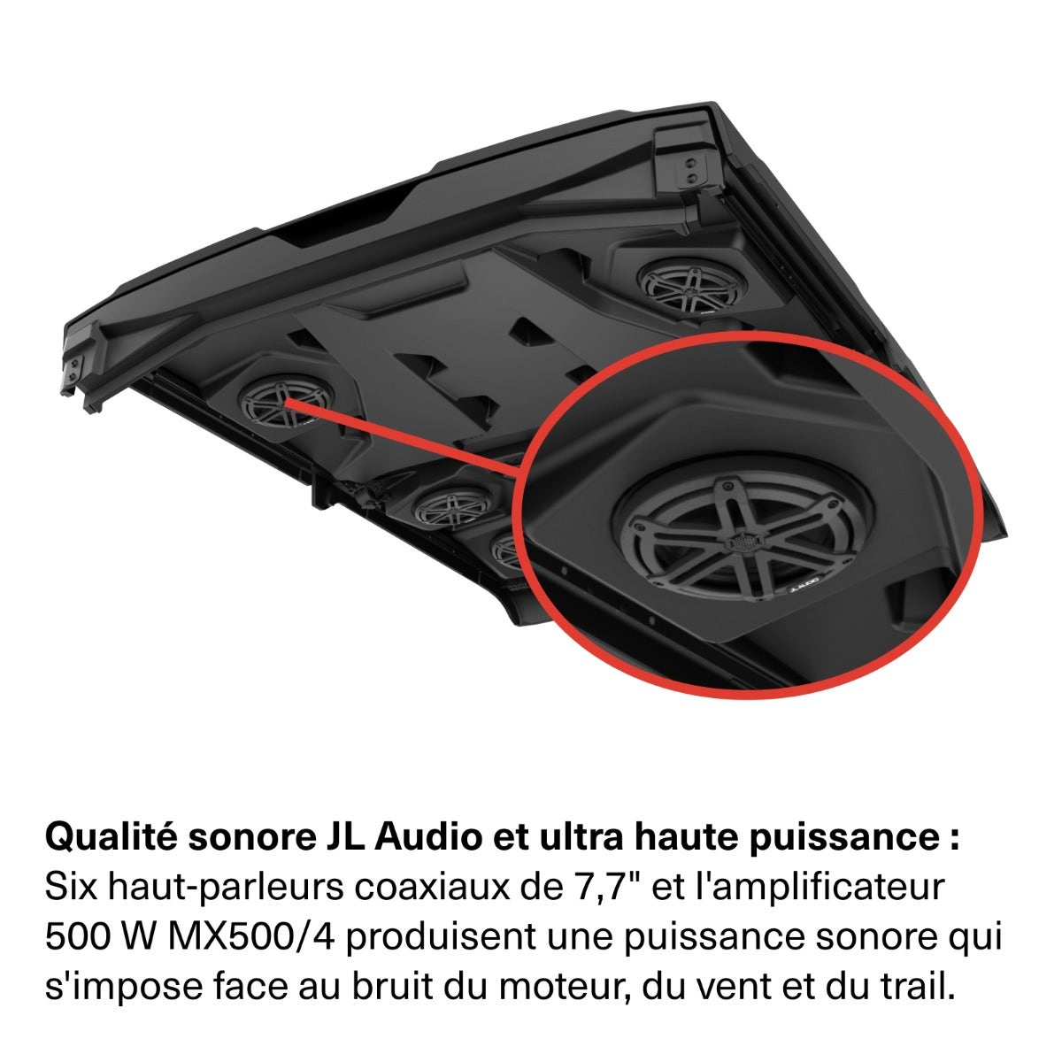 Toit Audio JL Audio – Level 4 pour Can-Am Defender MAX