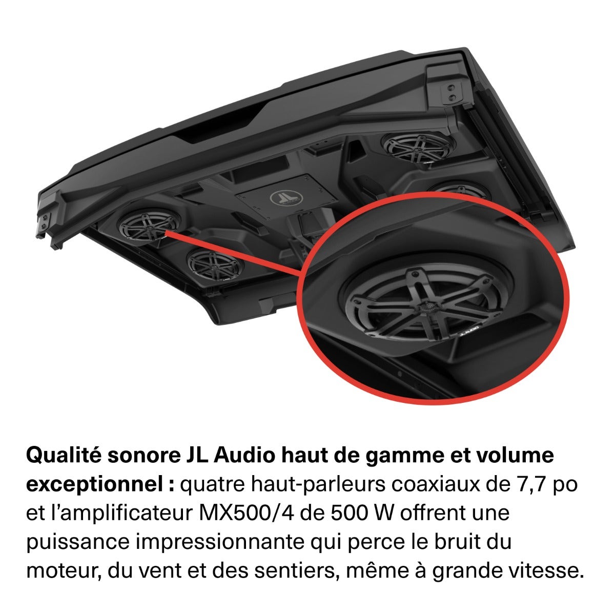Toit Audio JL Audio – Level 4 pour Can-Am Defender