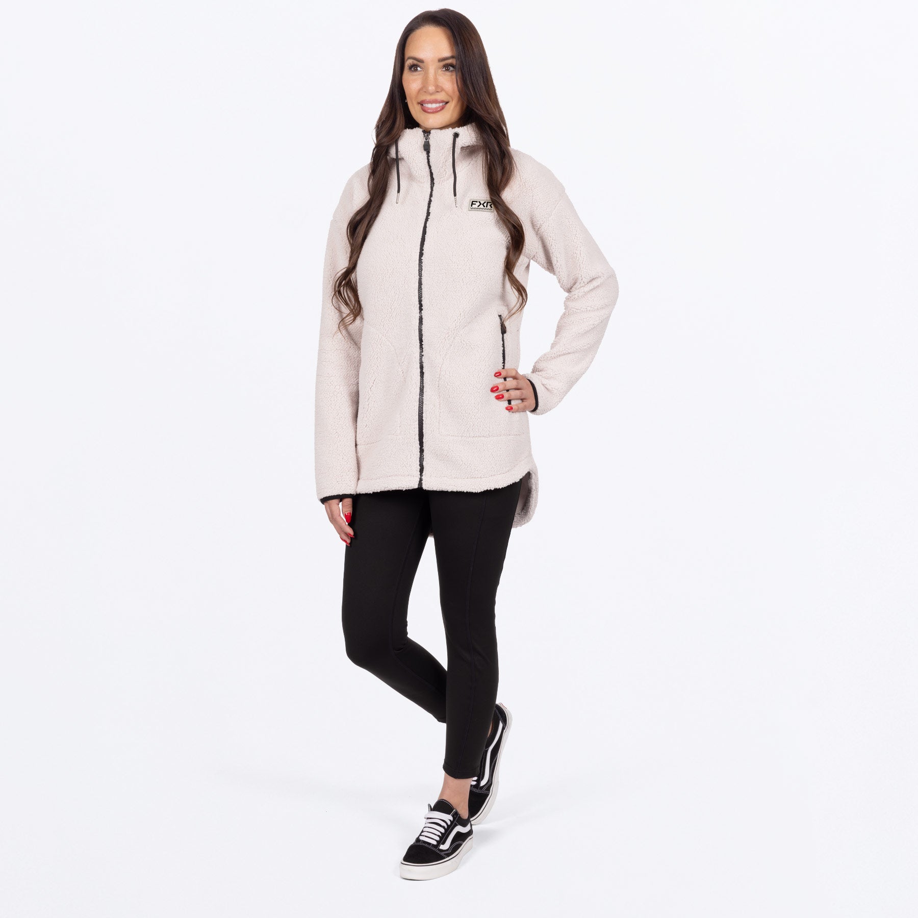 Manteau en Sherpa Sapphire pour femme