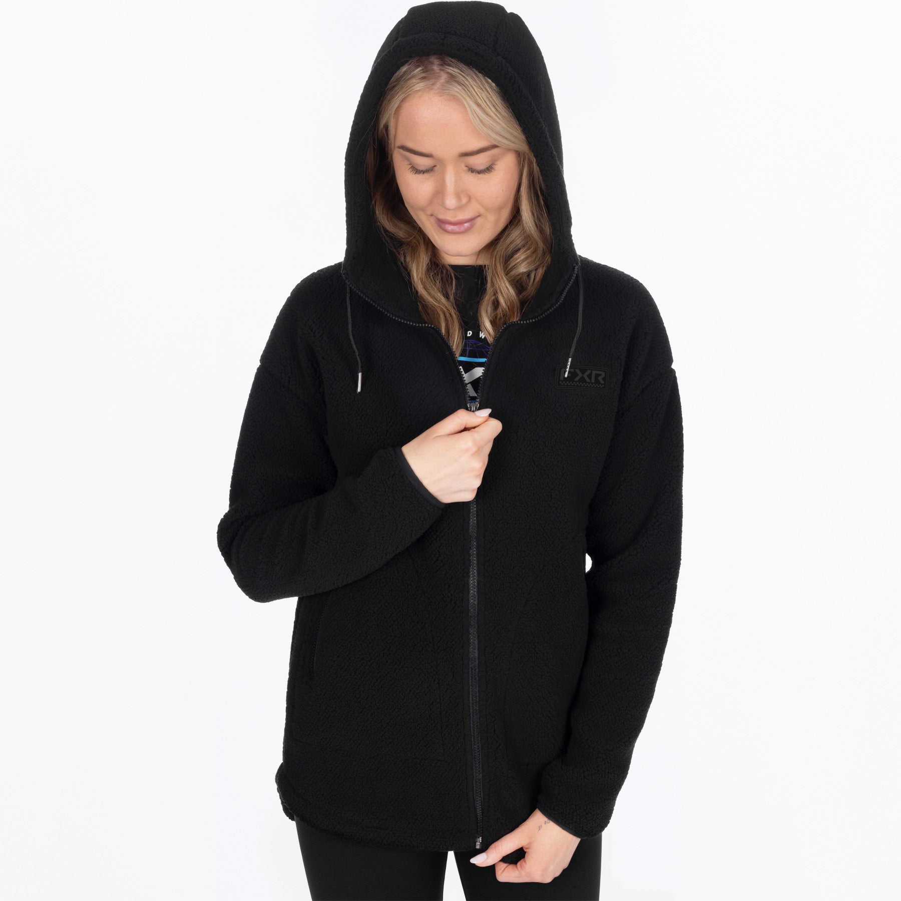 Manteau en Sherpa Sapphire pour femme