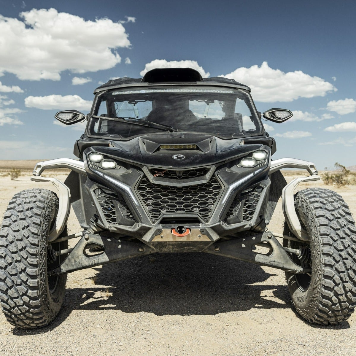 Pare-chocs avant Dune titane liquide pour Can-Am Maverick R
