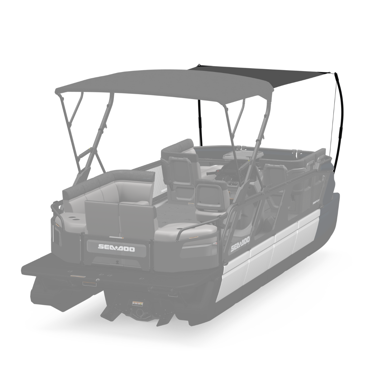 Sea-Doo Extension de voile d'ombrage pour Toit Bimini 21 pi pour ponton Switch