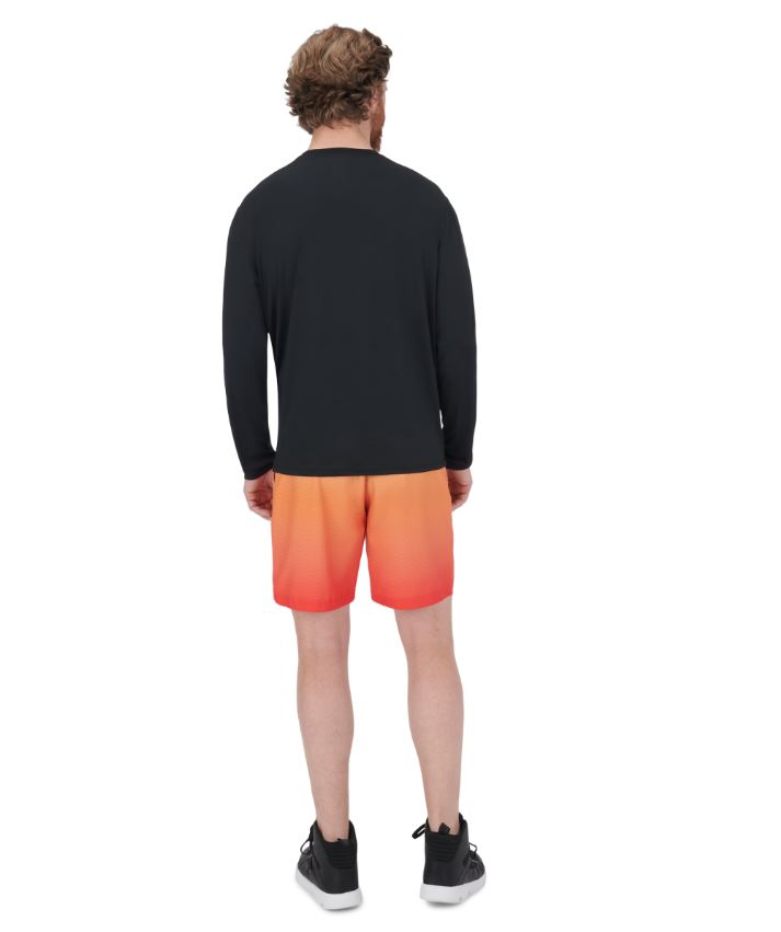 Haut imprimé à manches longues à protection UV pour homme