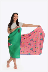 Serviette Microfibre Solem Oiseaux du paradis XL