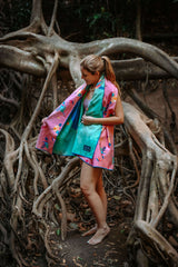 Serviette Microfibre Solem Oiseaux du paradis XL