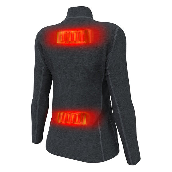 Chandail 1/4 Zip chauffant pour femme MOBILE WARMING