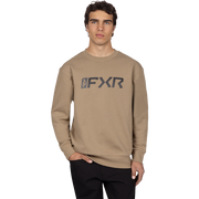 FXR Mitered Cotton Crewneck Sweatshirt