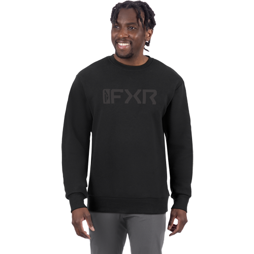 FXR Mitered Cotton Crewneck Sweatshirt