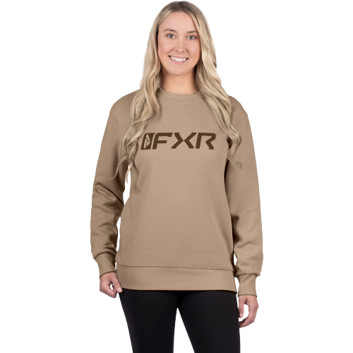 FXR Mitered Cotton Crewneck Sweatshirt - Coton Ouaté